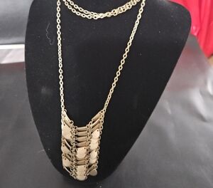 Elegant Gold Tone Chain Necklace